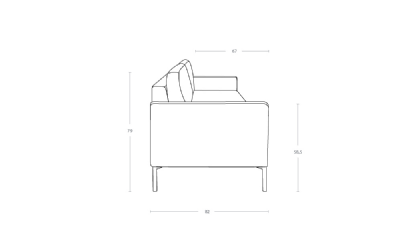Dimensoes do produto sofa cama cs